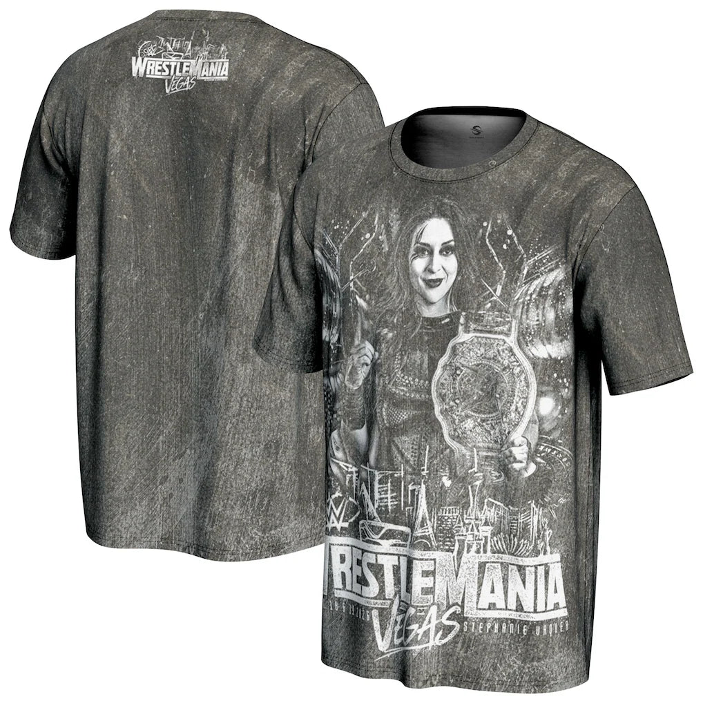 Stephanie Vaquer WWE ProSphere WrestleMania 42 Superstar T-Shirt – Black (USA Stock)