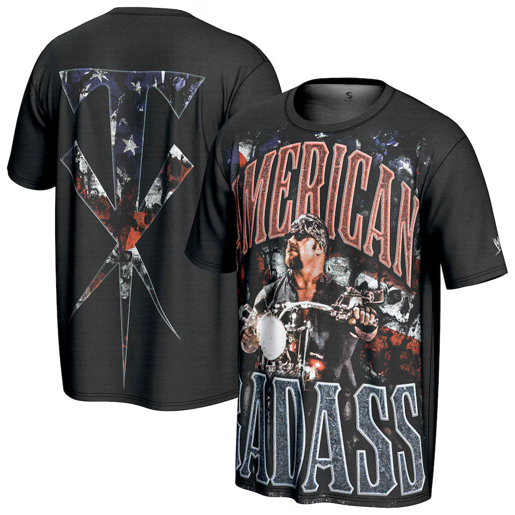 The Undertaker WWE ProSphere Badass T-Shirt – Black (USA Stock) - UKASSNI