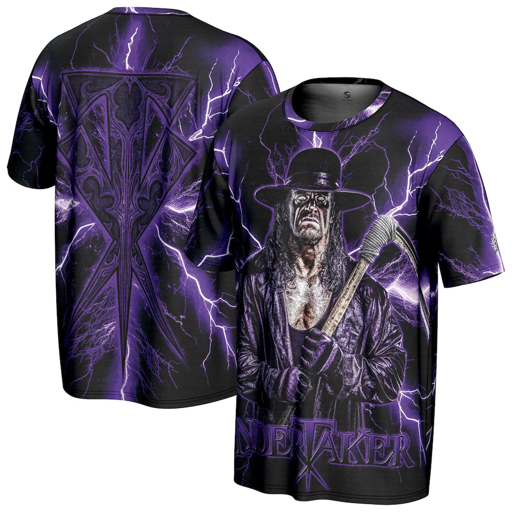 The Undertaker WWE ProSphere Deadman T-Shirt – Black (USA Stock) - UKASSNI