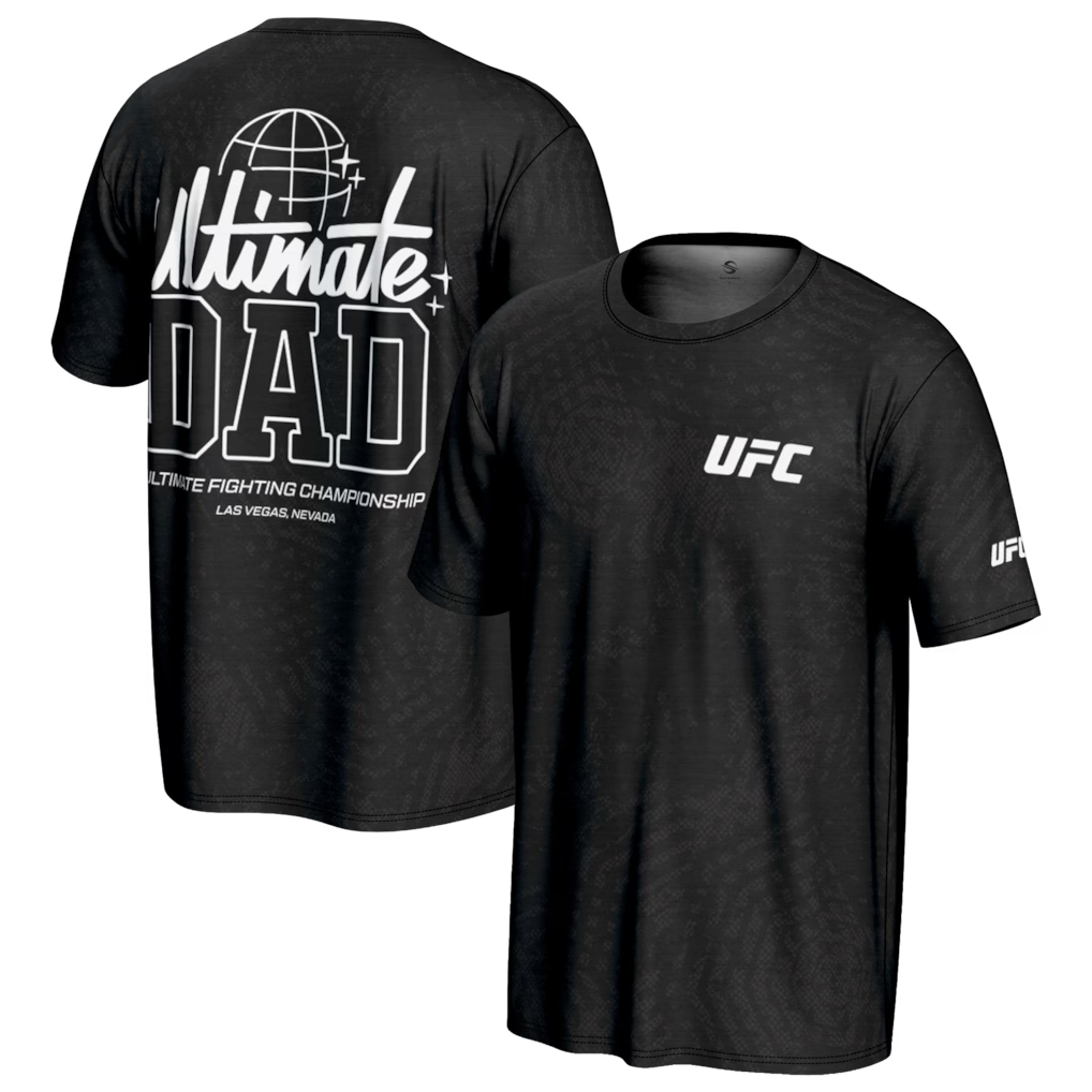 UFC ProSphere Ultimate Dad T-Shirt - Black (USA Stock)