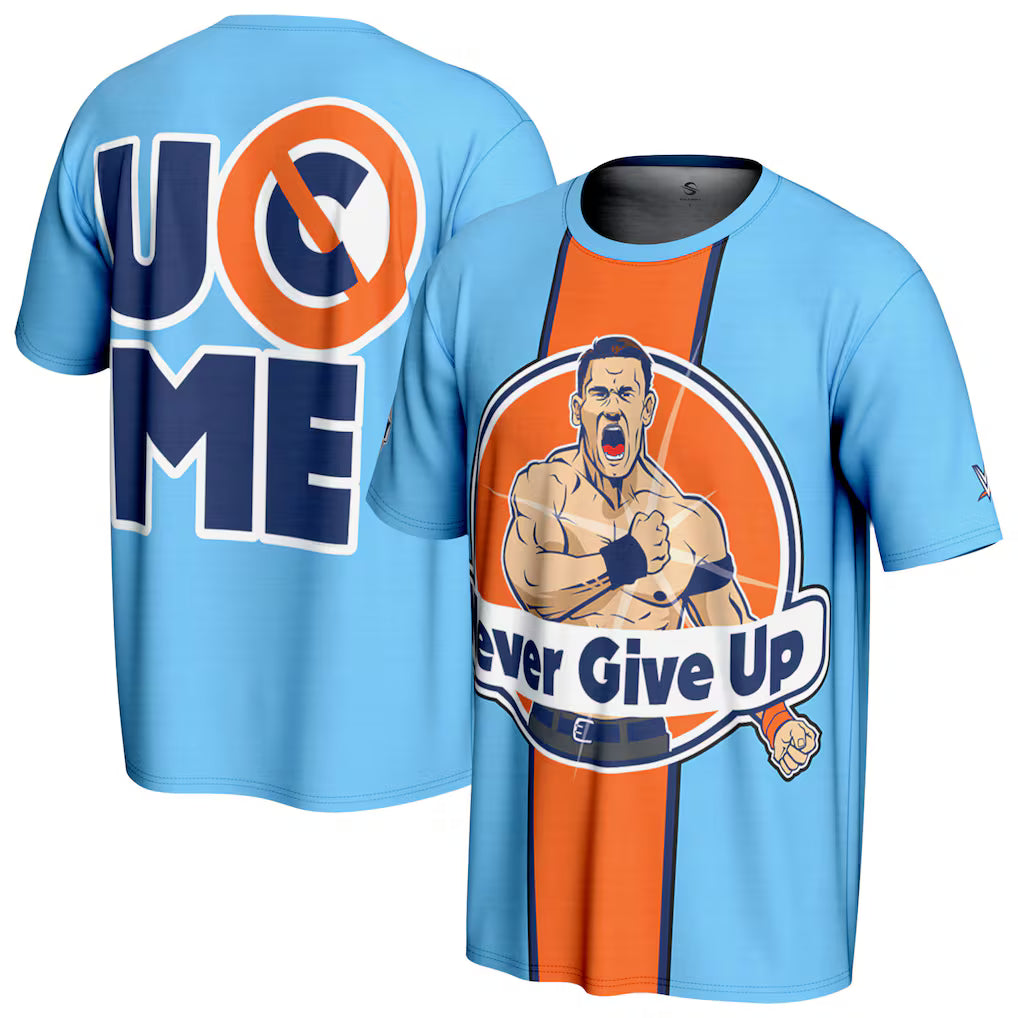 John Cena WWE ProSphere Retro T-Shirt – Blue (USA Stock) - UKASSNI