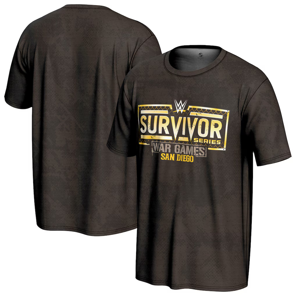 WWE Survivor Series 2025 ProSphere T-Shirt – Brown (USA Stock) - UKASSNI