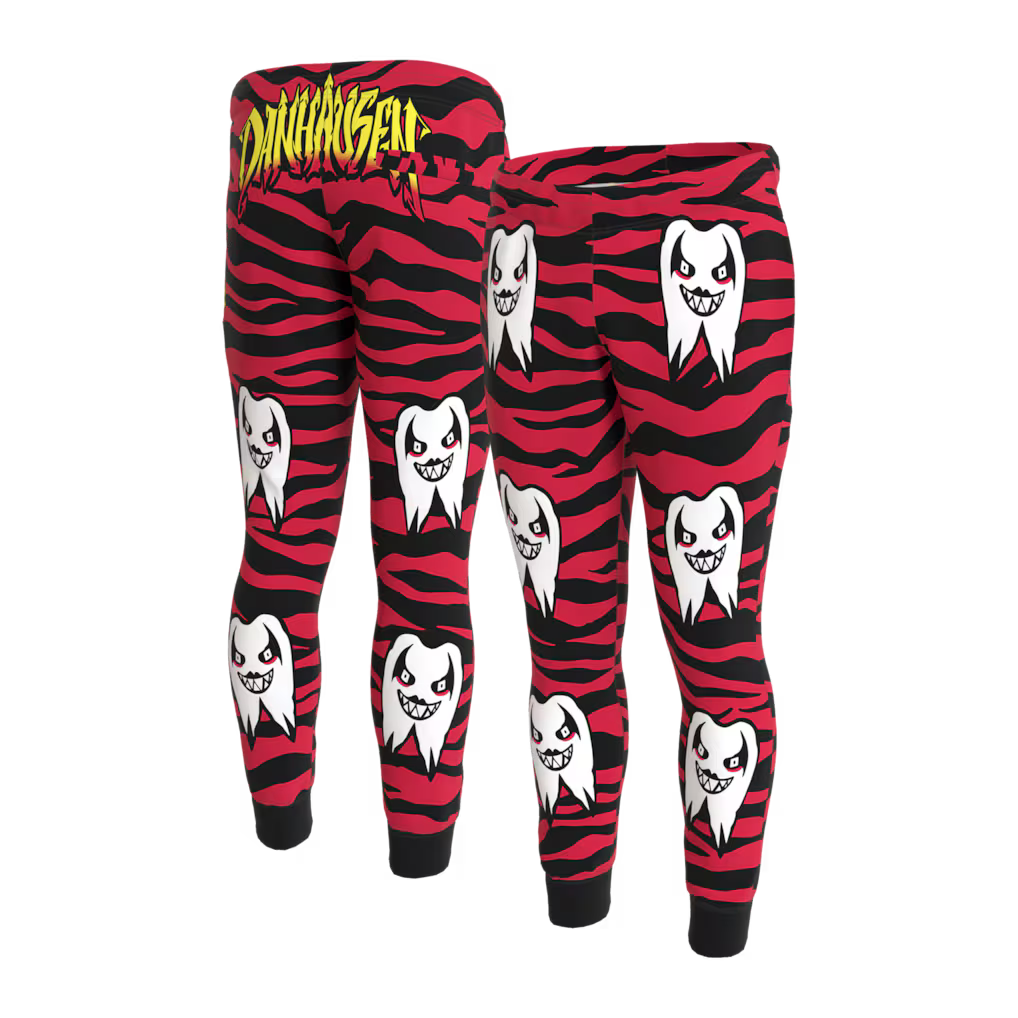 Danhausen WWE Jogger Pants – ProSphere – Red (USA Sourced)