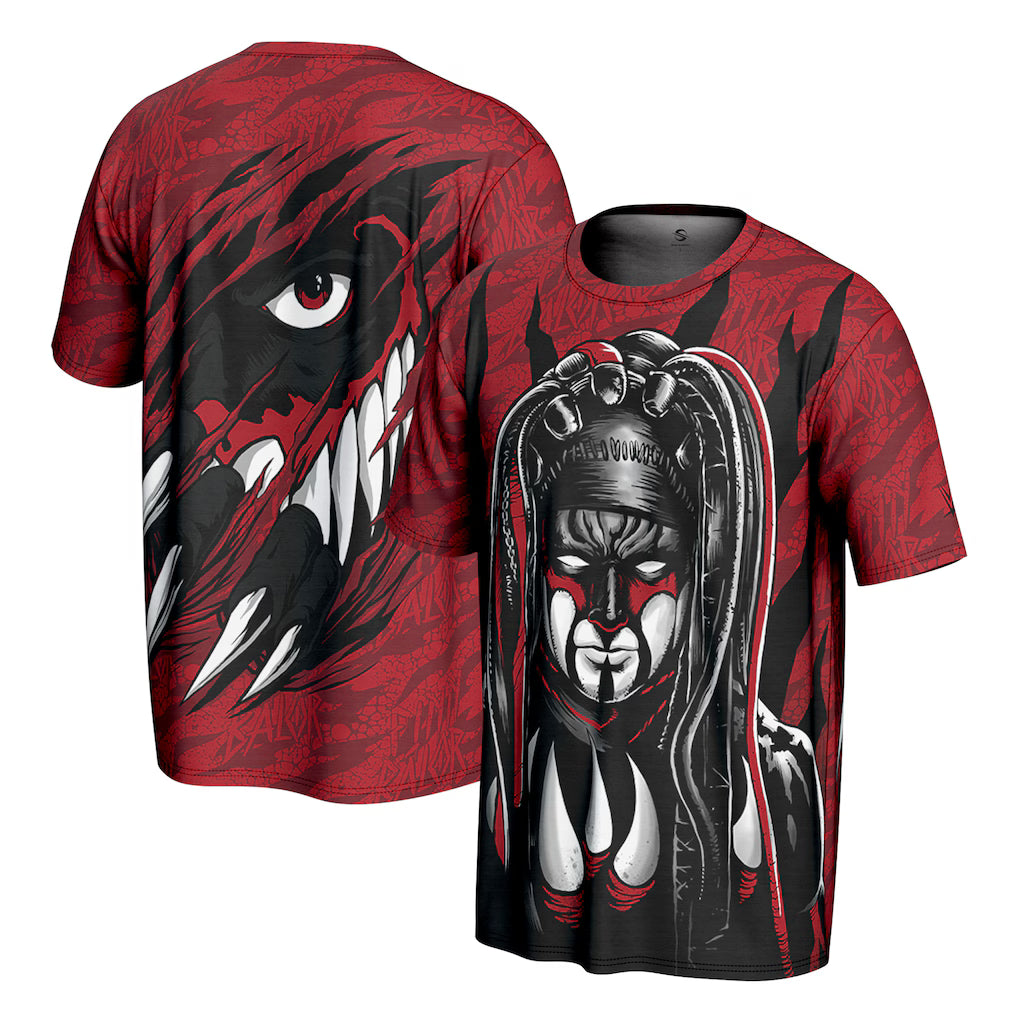 Finn Bálor WWE ProSphere Demon T-Shirt – Red (USA Stock) - UKASSNI