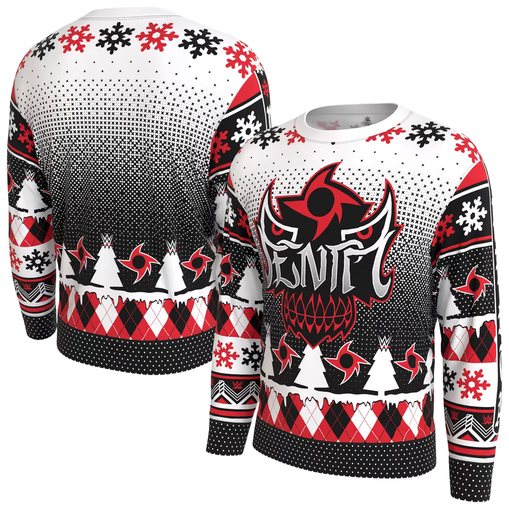 Penta WWE Holiday Sweatshirt – ProSphere Fleece Lined – White (USA Sourced)
