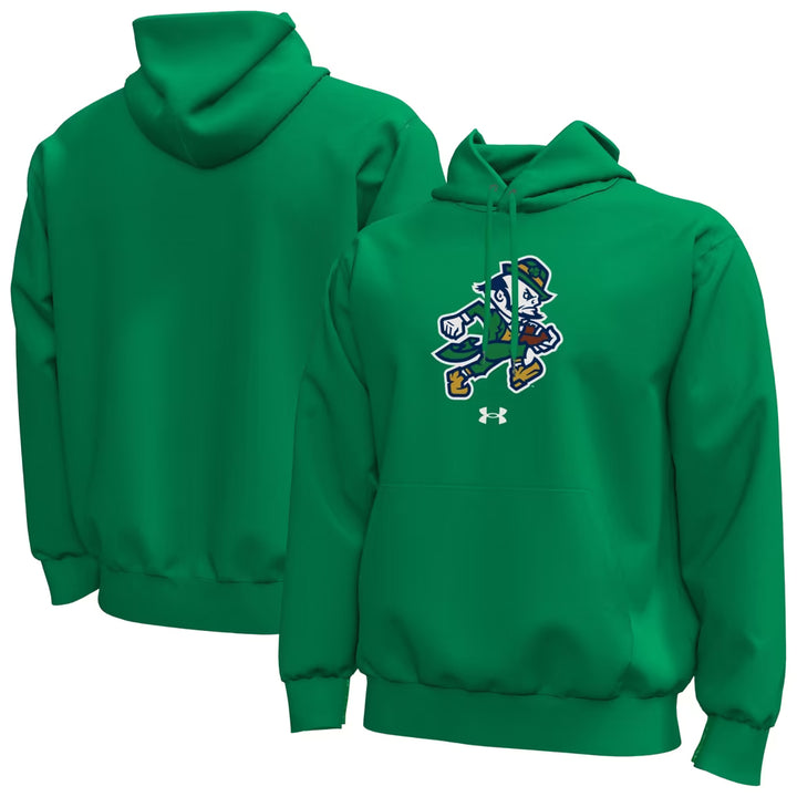 Notre Dame Fighting Irish Hoodie – NCAA Under Armour Core Icon Fleece Pullover – 3 Colours (USA Sourced)