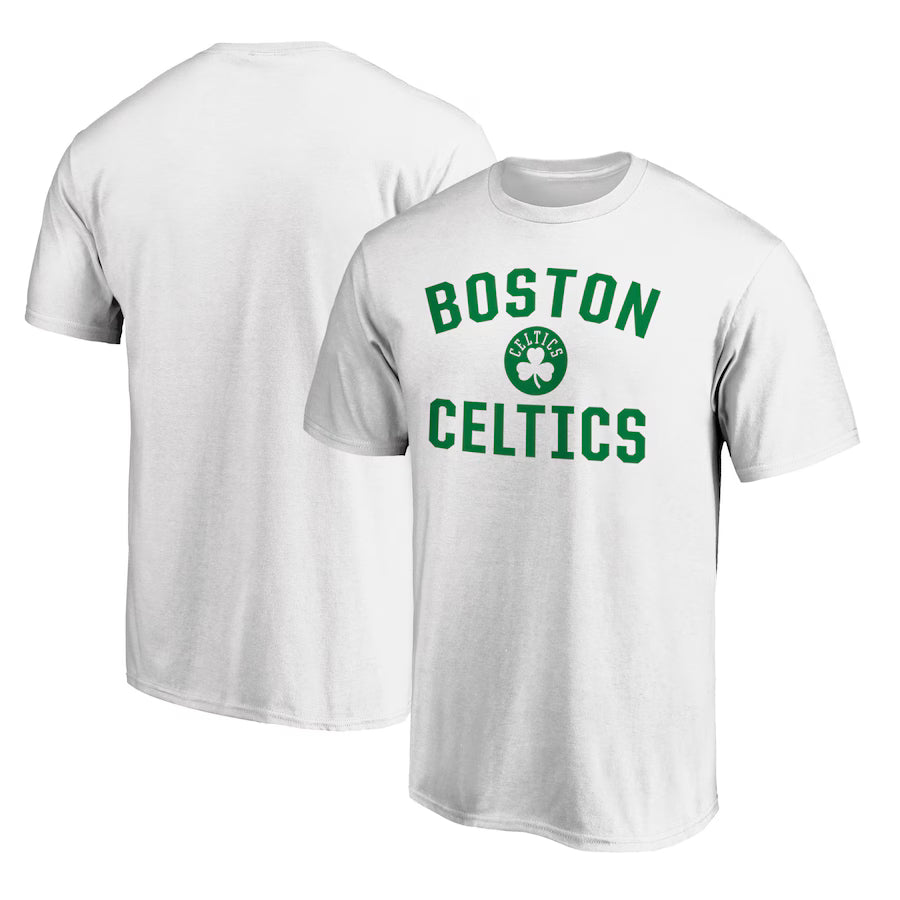Boston Celtics NBA Victory Arch T-Shirt – White (USA Stock) - UKASSNI