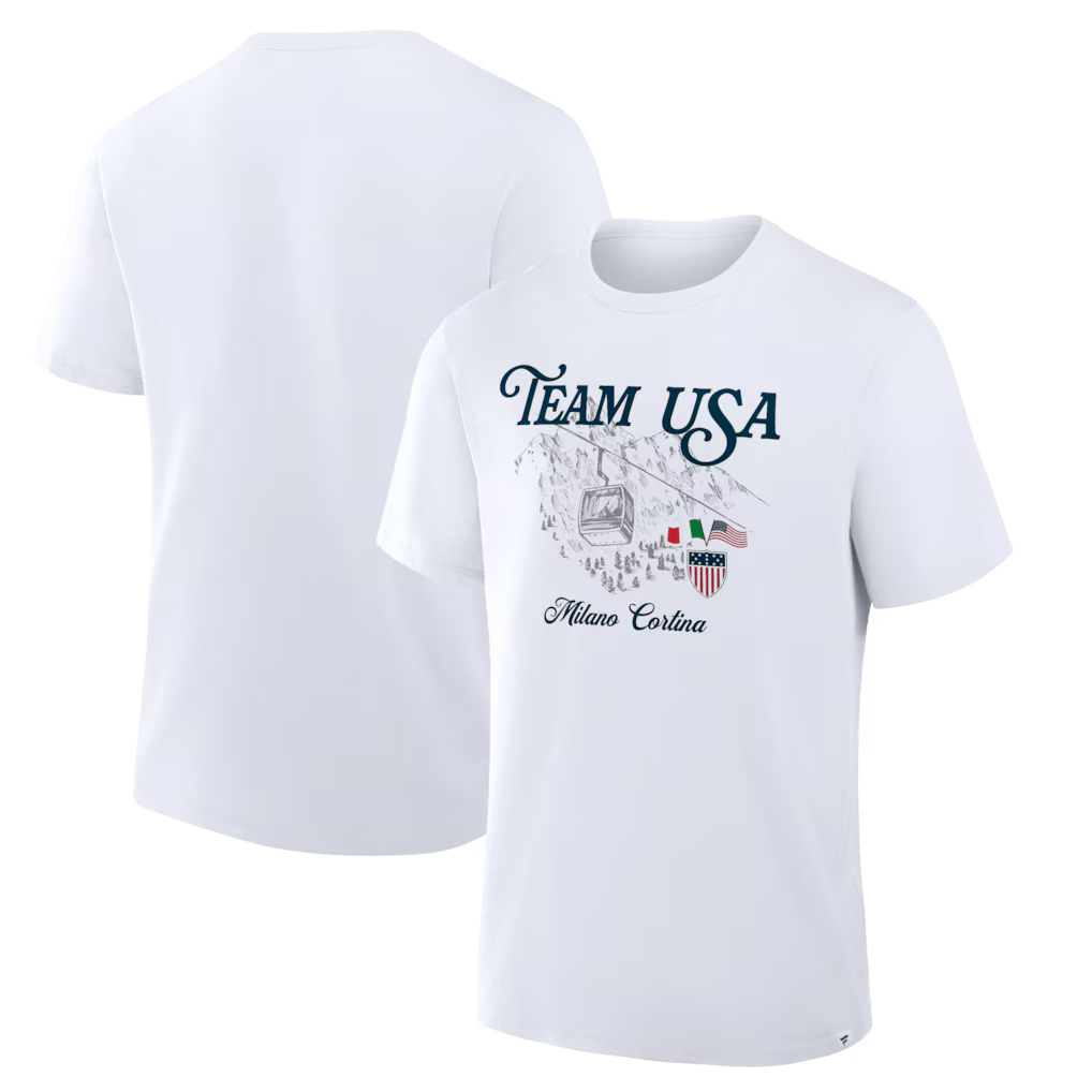 Team USA 2026 Winter Olympics United T-Shirt – White (USA Stock) - UKASSNI