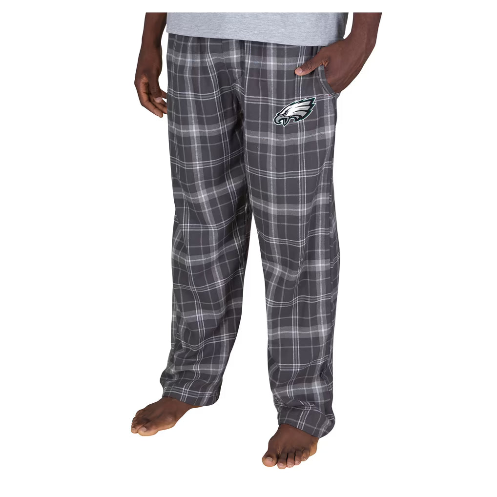 Philadelphia Eagles Flannel Pants – NFL Concepts Sport Ultimate Plaid – Charcoal (USA Sourced)