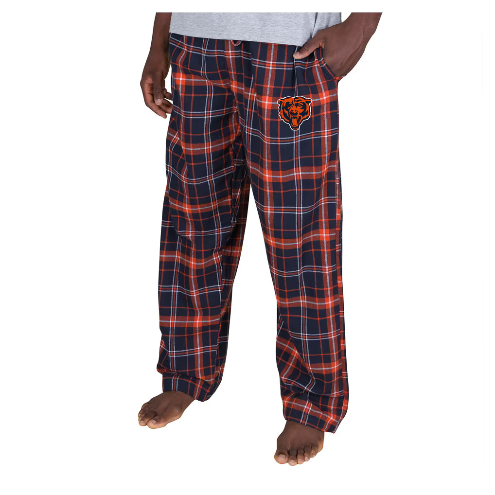 Chicago Bears Flannel Pants – NFL Concepts Sport Ultimate Plaid – Navy (USA Sourced)