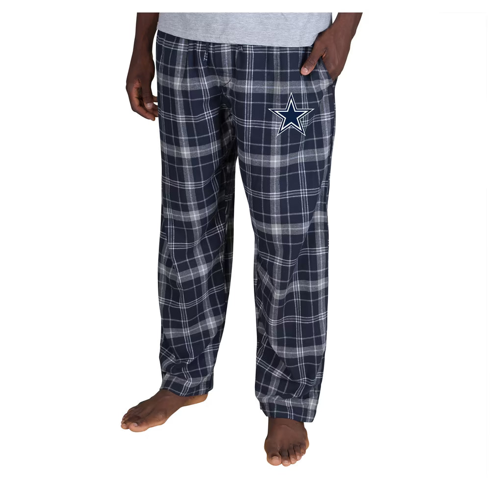 Dallas Cowboys Flannel Pants – NFL Concepts Sport Ultimate Plaid – Navy (USA Sourced)