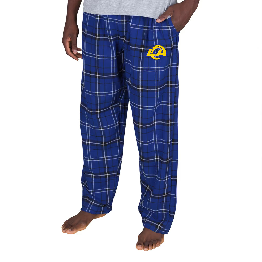 Los Angeles Rams Flannel Pants – NFL Concepts Sport Ultimate Plaid – Royal (USA Sourced)