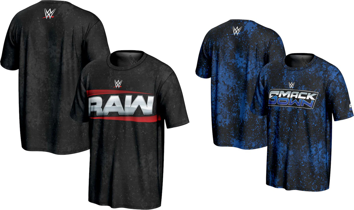 WWE ProSphere RAW + SmackDown T-Shirt Bundle – XL (UK Stock) - UKASSNI