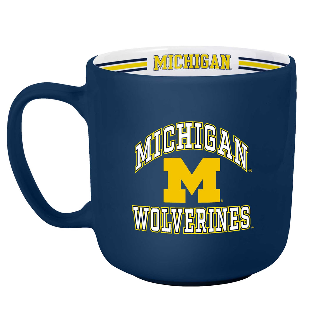 Michigan Wolverines NCAA Mug – Stripe 15oz (Fast Dispatch)