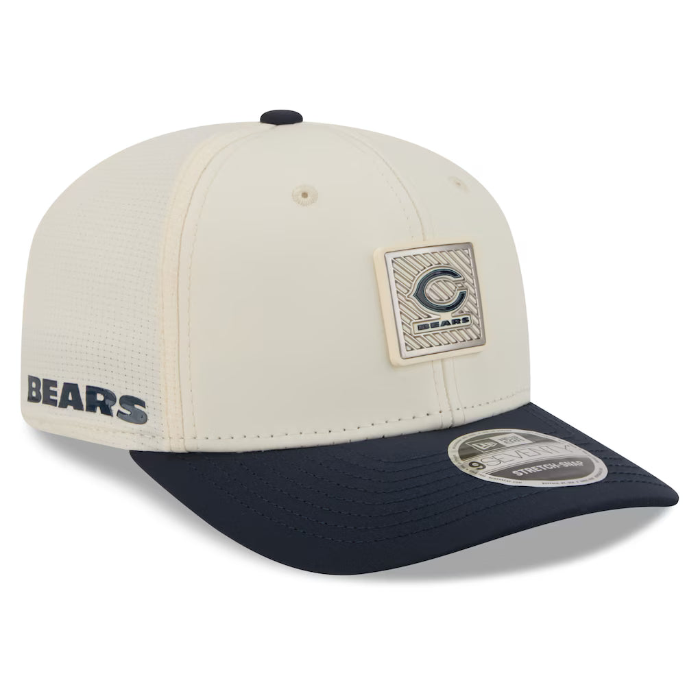 Chicago Bears New Era 2026 NFL Training Camp 9SEVENTY Adjustable Hat - Cream/Navy (USA Stock)