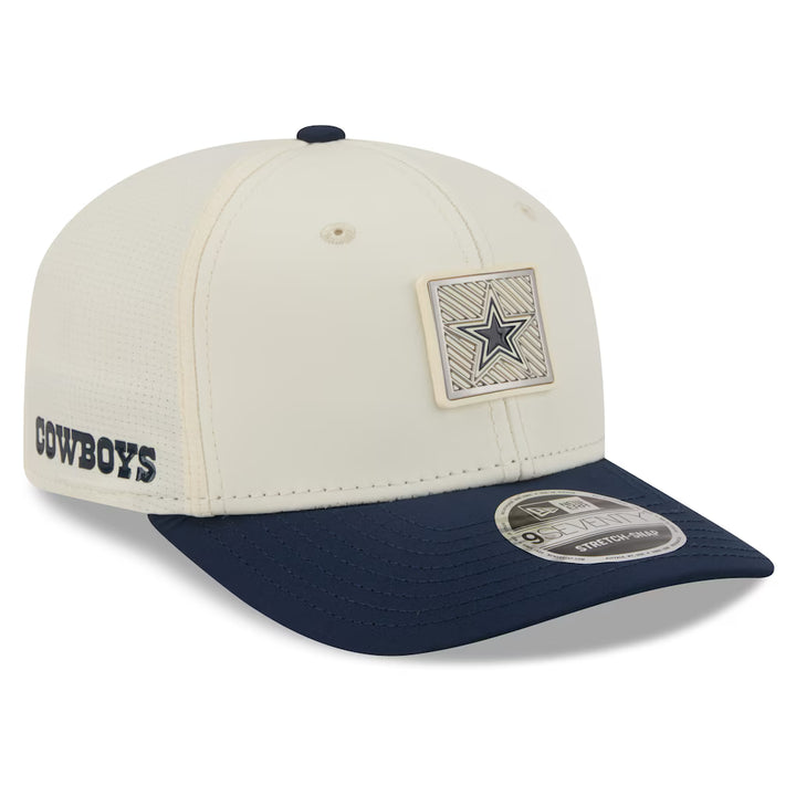 Dallas Cowboys 2026 Training Camp Hat - NFL New Era 9SEVENTY Adjustable – Cream/Navy (USA Sourced)