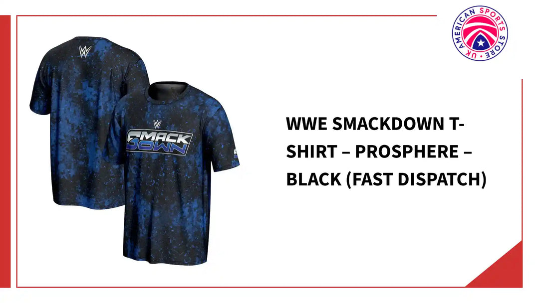 WWE SmackDown T-Shirt &amp;ndash; ProSphere &amp;ndash; Black (Fast Dispatch) by@Outfy