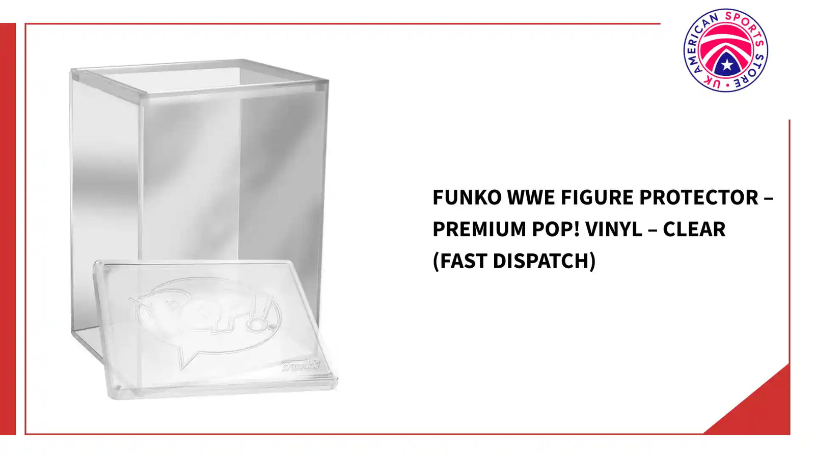 Funko WWE Figure Protector &ndash; Premium Pop! Vinyl &ndash; Clear (Fast Dispatch) by@Outfy