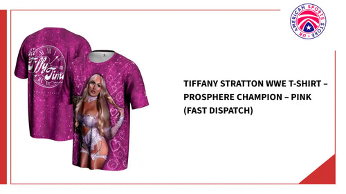 Tiffany Stratton WWE T-Shirt &ndash; ProSphere Champion &ndash; Pink (Fast Dispatch) by@Outfy