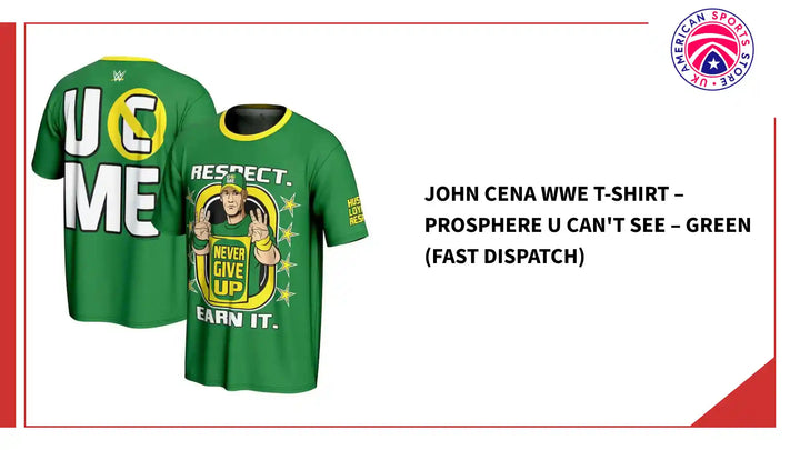 John Cena WWE T-Shirt &amp;ndash; ProSphere U Can&amp;