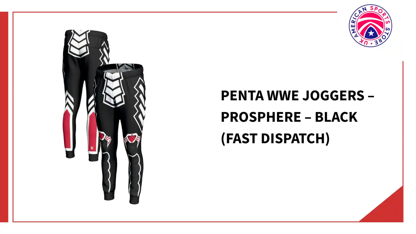 Penta WWE Joggers &ndash; ProSphere &ndash; Black (Fast Dispatch) by@Outfy