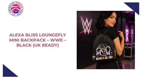 Alexa Bliss Loungefly Mini Backpack &ndash; WWE &ndash; Black (UK Ready) by@Outfy