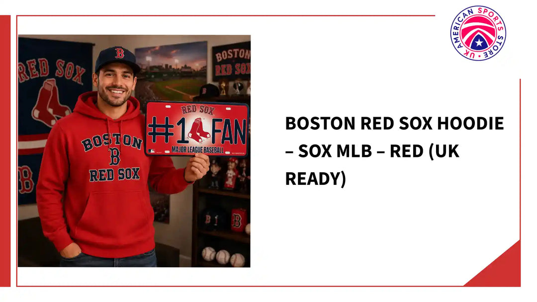 Boston Red Sox Hoodie &amp;ndash; Sox MLB &amp;ndash; Red (UK Ready) by@Outfy