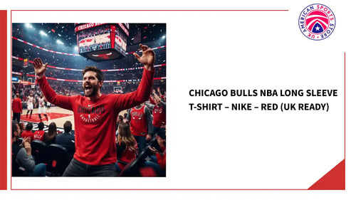 Chicago Bulls NBA Long Sleeve T-Shirt &ndash; Nike &ndash; Red (UK Ready) by@Outfy