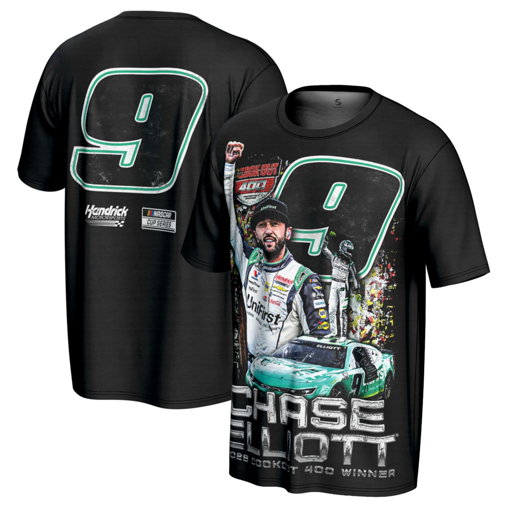 Chase Elliott Nascar ProSphere T-Shirt - Black (USA Stock) - UKASSNI
