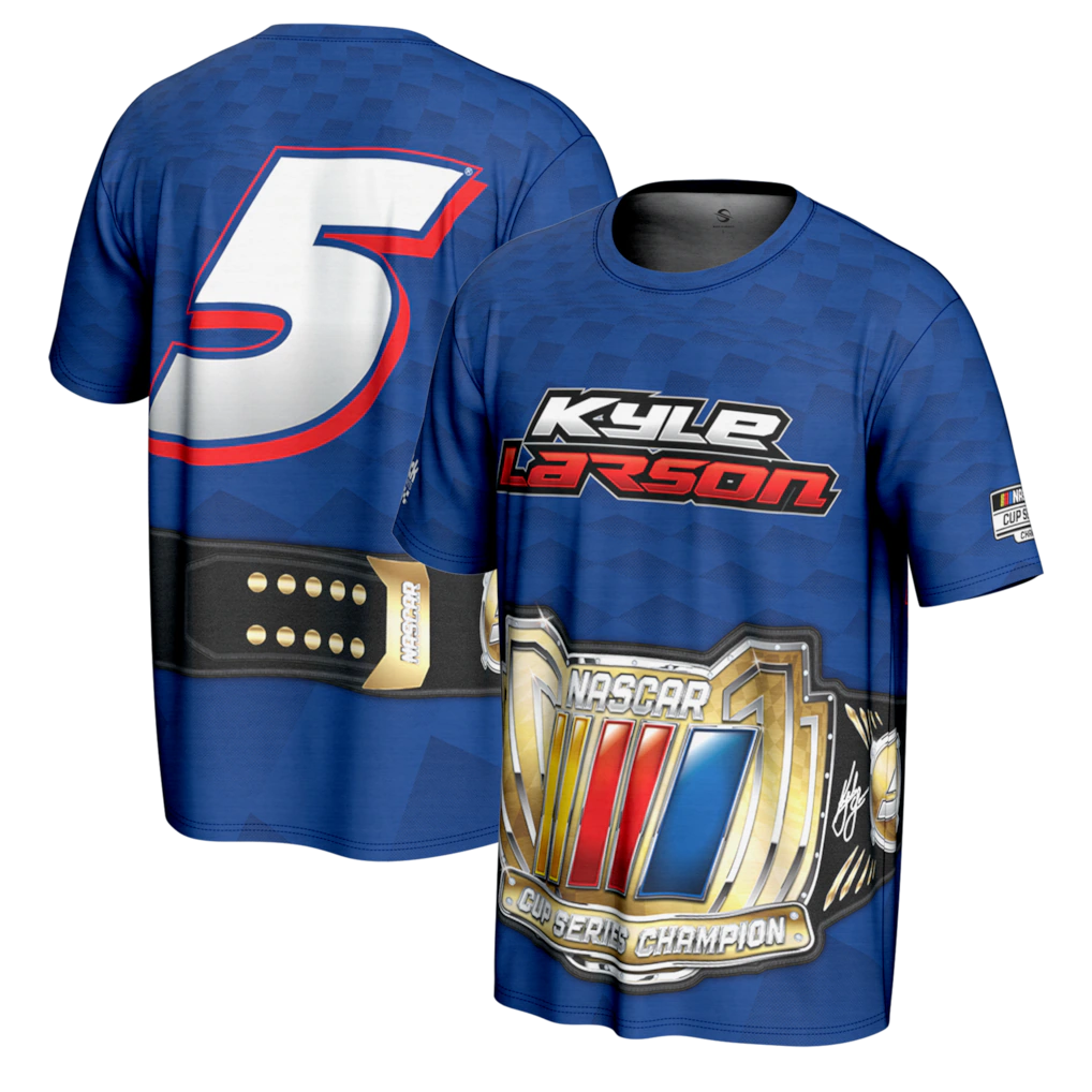 Kyle Larson Nascar ProSphere T-Shirt - Blue (USA Stock) - UKASSNI