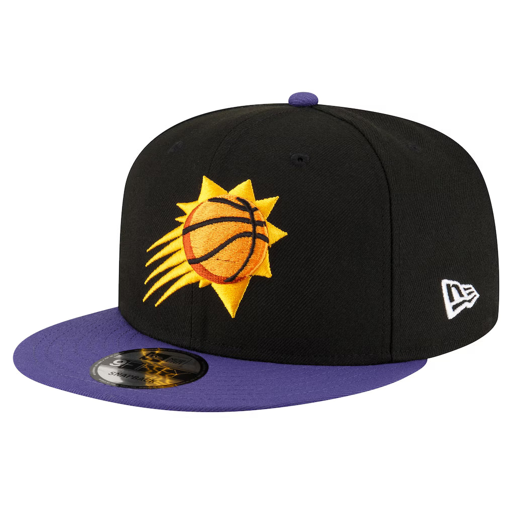 Phoenix Suns New Era Cap - NBA Official Team Color 2Tone 9FIFTY Snapback – Black/Purple (USA Sourced)