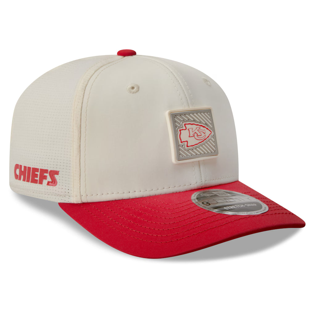 Kansas City Chiefs NFL New Era 2026 Training Camp 9SEVENTY Adjustable Hat - Cream/Red (USA Stock)