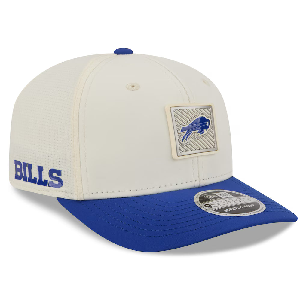 Buffalo Bills New Era 2026 NFL Training Camp 9SEVENTY Adjustable Hat - Cream/Royal (USA Stock)
