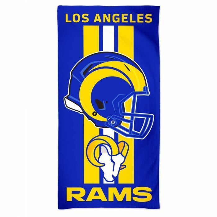 Los Angeles Rams NFL UK Wincraft NFL Fiber Beach Towel (UK Stock) - UKASSNI
