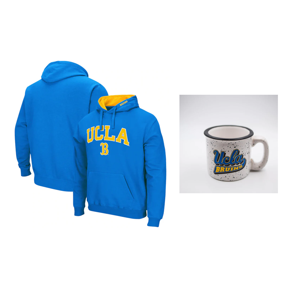 UCLA Bruins NCAA Hoodie & Mug Bundle – Large (UK Stock)