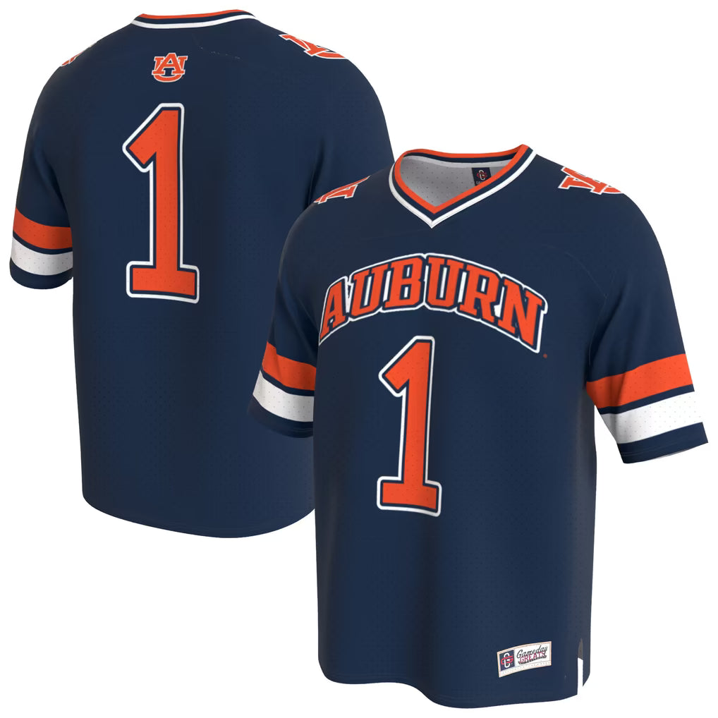 Auburn Tigers Football Jersey – NCAA GameDay Greats Fashion – Navy (USA Sourced) - UKASSNI