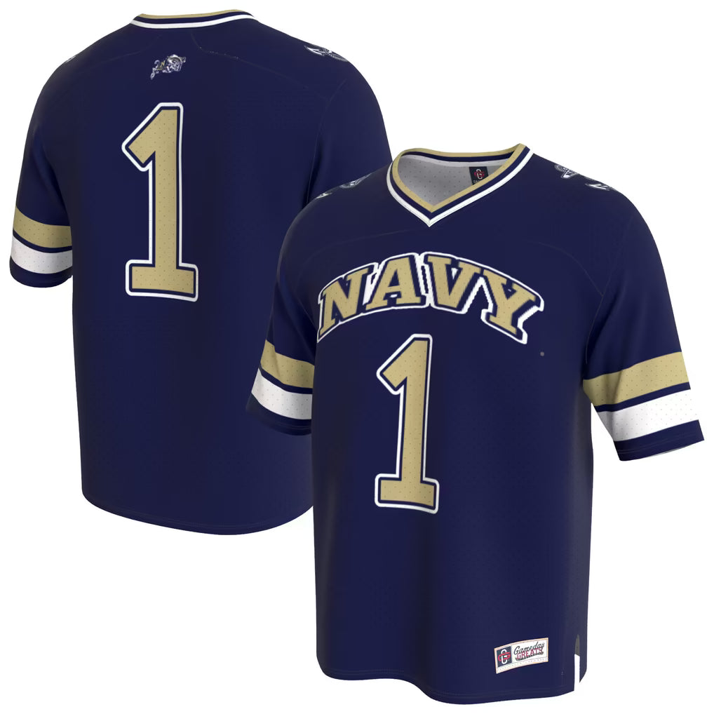 Navy Midshipmen Football Jersey – NCAA GameDay Greats Fashion – Navy (USA Sourced) - UKASSNI