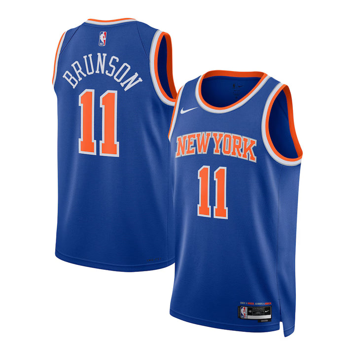 New York Knicks Jalen Brunson Jersey - NBA Nike Swingman Icon – Blue (USA Sourced)