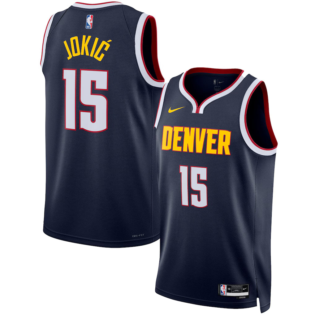 Denver Nuggets NBA Nikola Jokic Nike Swingman Jersey – Navy (USA Stock) - UKASSNI