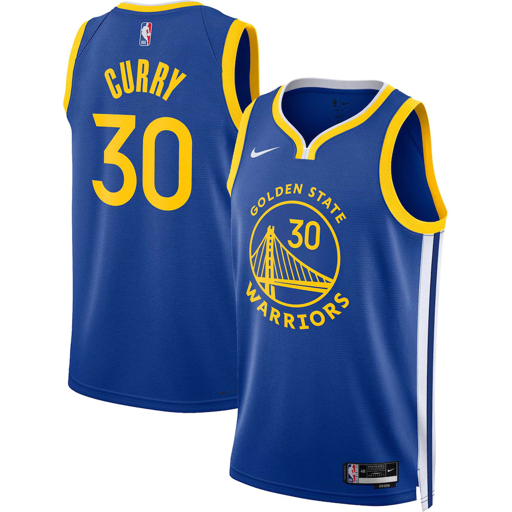 Golden State Warriors NBA Stephen Curry Nike Swingman Jersey – Royal (USA Stock) - UKASSNI