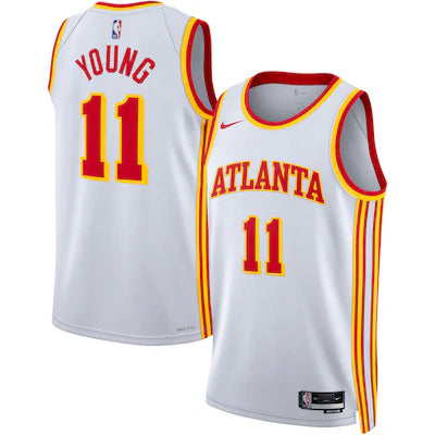 Atlanta Hawks NBA Trae Young Nike Unisex Swingman Jersey – White (USA Stock) - UKASSNI