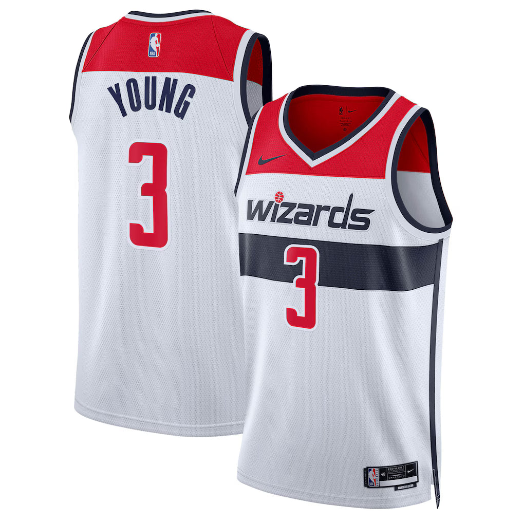Washington Wizards Trae Young Jersey – NBA Nike Association Edition Swingman – White (USA Sourced)