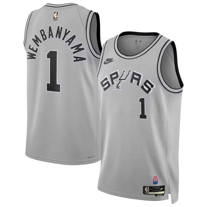 San Antonio Spurs Victor Wembanyama Jersey – NBA Nike Swingman – 2 Colours (USA Sourced)