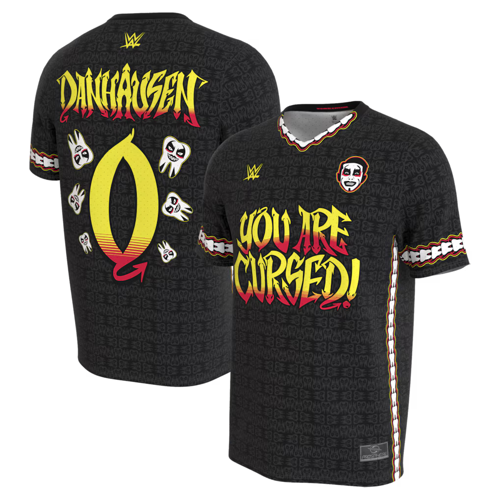 Danhausen WWE Soccer Jersey – ProSphere You Are Cursed – Black (USA Sourced)