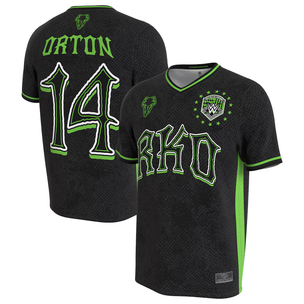 Randy Orton ProSphere Jersey - WWE Unisex Soccer Jersey – Black (USA Sourced)