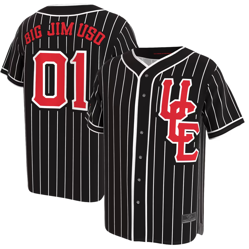 The Usos WWE Unisex Baseball Jersey – ProSphere Fashion Design – Black (USA Sourced)