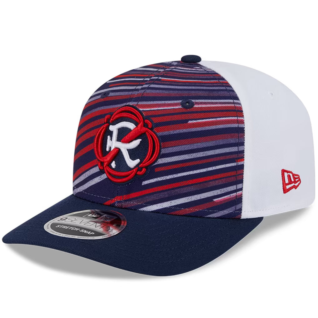 New England Revolution Hat – MLS New Era 9SEVENTY 2025 Third Stretch-Snap – Navy/White (USA Sourced)