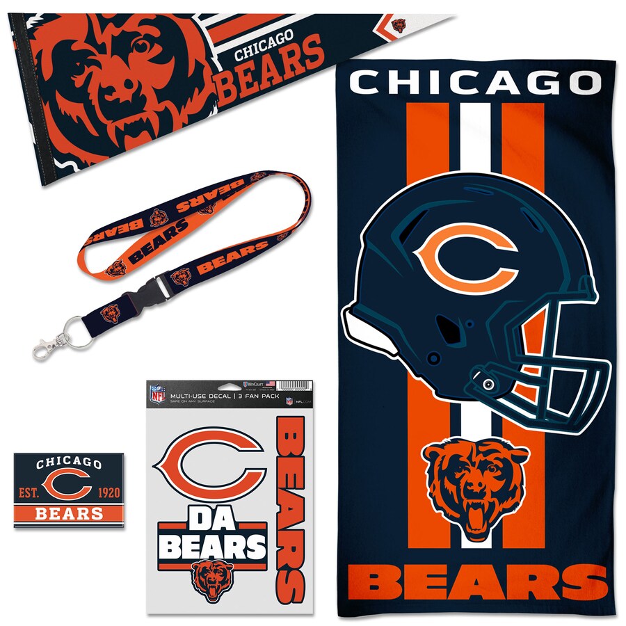 Chicago Bears NFL UK WinCraft House Fan Accessories Pack - UKASSNI