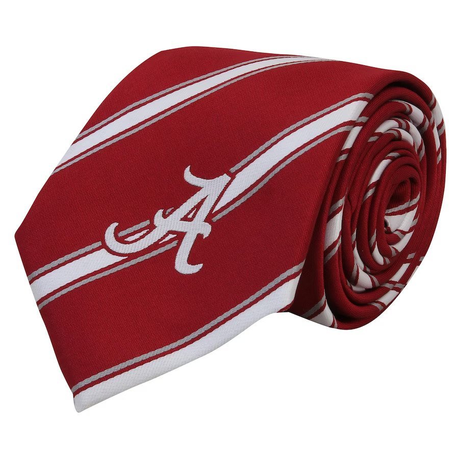 Alabama Crimson Tide NCAA UK Woven Poly Tie - UKASSNI