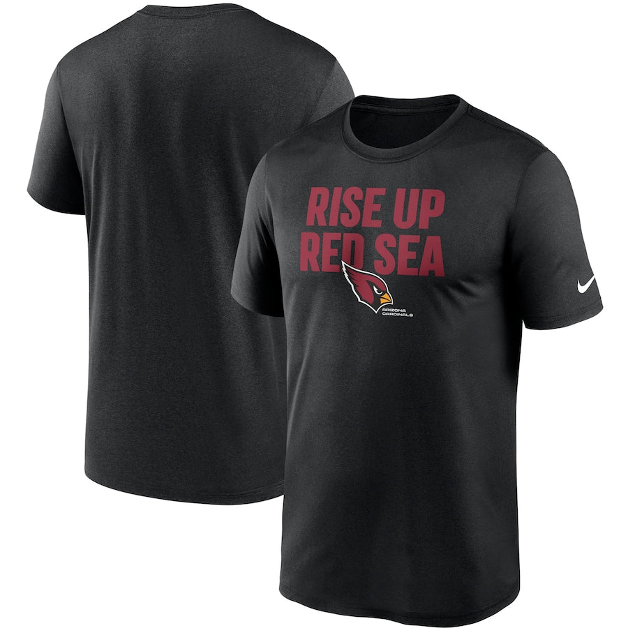 Arizona Cardinals NFL UK Nike Legend Local Phrase Performance T-Shirt - Black - UKASSNI